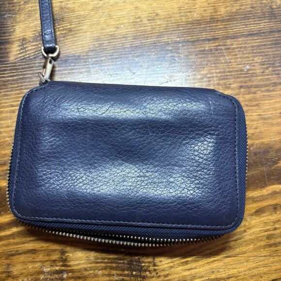 Tory Burch Navy Wallet/Wristlet - Picture 2 of 10